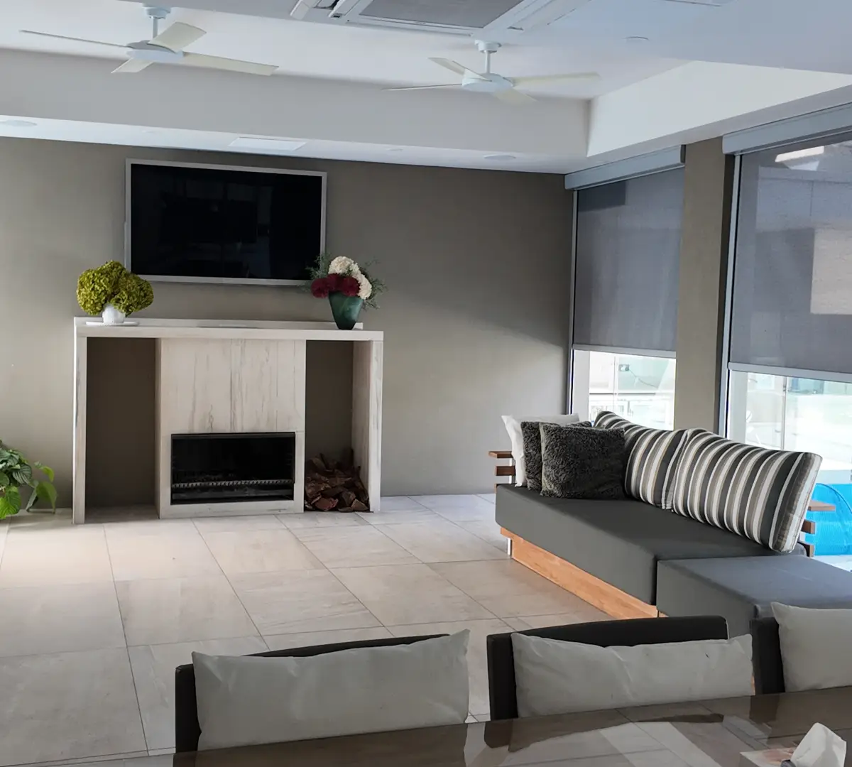 Project Luxury Smart Home Theatre with Shooting Starlight Ceiling and Tiered Seating BLUTEK0002