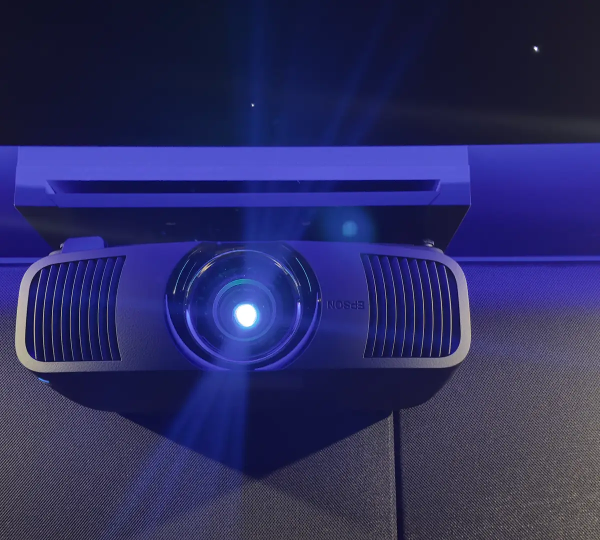 Project Luxury Smart Home Theatre with Shooting Starlight Ceiling and Tiered Seating BLUTEK0021