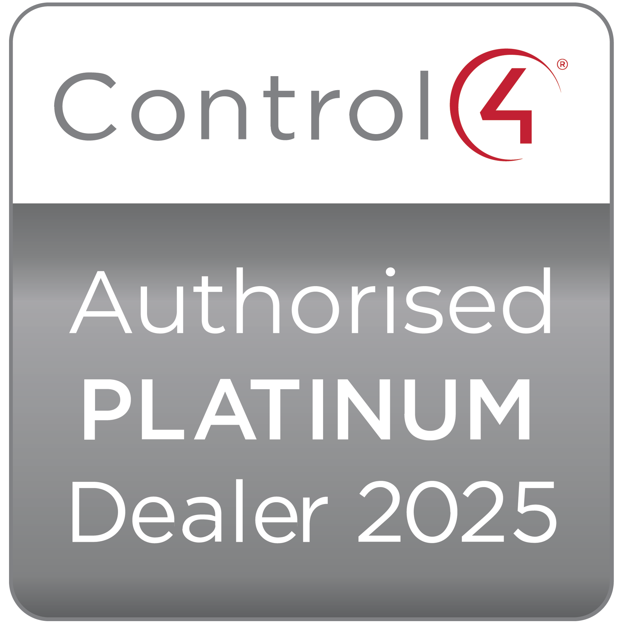 Control4 Authorised Platinum Dealer 2025